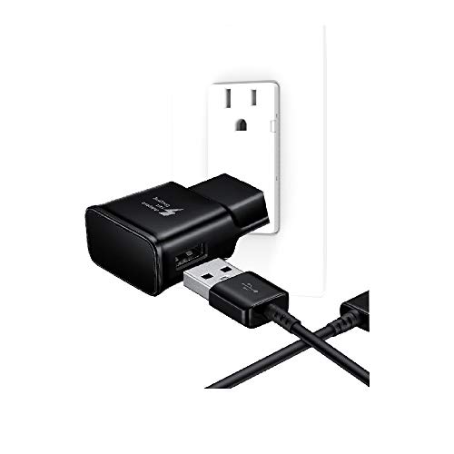 ILineX Adaptive Fast Charger with USB Type C Cable [ 4FT ] Compatible with Samsung Galaxy S10, S9, S8, S9 Plus,Note 10, 8, 9 Wall Charging Kit Set { 1X Cable & 1X Adapter} Up to Fast Charging