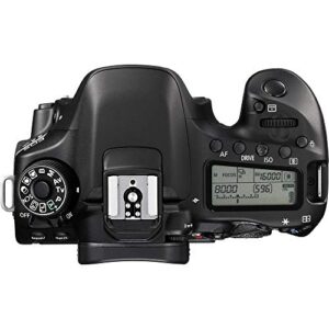 Canon EOS 80D DSLR Camera (Body Only) (1263C004), 64GB Memory Card, Case, Corel Photo Software, LPE6 Battery, External Charger, Card Reader, HDMI Cable, Cleaning Set + More (Renewed)