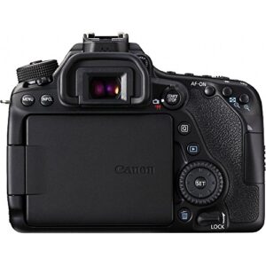 Canon EOS 80D DSLR Camera (Body Only) (1263C004), 64GB Memory Card, Case, Corel Photo Software, LPE6 Battery, External Charger, Card Reader, HDMI Cable, Cleaning Set + More (Renewed)