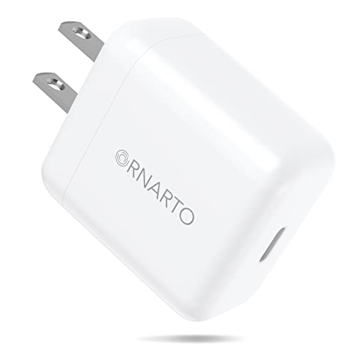 ORNARTO USB C Fast Charger 20W, iPhone 14 Charger Wall Charger Power Adapter PD Charger Block for iPhone 14/13/12/11/SE, AirPods, Pixel, Galaxy S22/S21, iPad Pro/Mini/Air