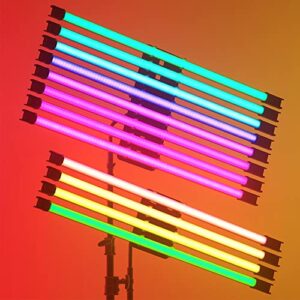 Godox TL120 Full-Color RGB Tube Light, CRI 96 TLCI 98, Color Temper 2700K~6500K, 0-100% Dimmable, 39 FX Effects, 2600mAh Built-in Lithium Battery, Smartphone APP, DMX Control (1PCS)