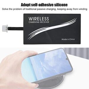 2PCS Universal Ultra Slim Type C QI Wireless Charger Charging Receiver Module, Qi Receiver Widely Suitable for Type C Mobile Phone