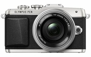 olympus e-pl7 16mp mirrorless digital camera with 3-inch lcd with 14-42mm ez lens (silver)