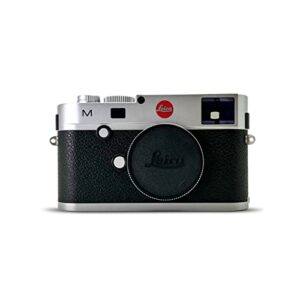 leica 10771 m 24mp rangefinder camera with 3-inch tft lcd screen – body only (silver/black) (renewed)
