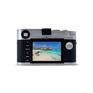 Leica 10771 M 24MP RangeFinder Camera with 3-Inch TFT LCD Screen - Body Only (Silver/Black) (Renewed)