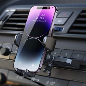 ainope cd phone holder for car ultra sturdy cell phone holder car mount universal cd slot phone holder silicone protection cd phone mount for car compatible with iphone 14 samsung s23 all phones