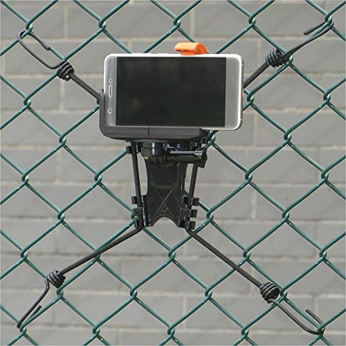 Pmsanzay 3 in 1 Universal Action Camera Backstop Chain Link Fence Mount for Action Camera/Digital Camera/Smartphone-Ideal Backstop Camera Mount for Recording Baseball,Softball and Tennis Games