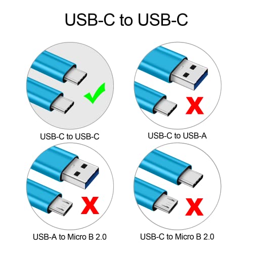 CBUS 20W Fast Charger + 6ft Braided Cable for TCL 30 V 5G / 30 5G / 30 XE/Stylus 5G / 4X 5G / 20 XE / 20s / 20 SE / 20 Pro 5G / 10 5G UW, 10 Pro, 10L, Signa, Flip, Flip Pro (Electric Blue/Black)