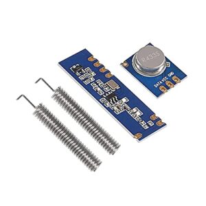 AITIAO 4Sets 433MHz Ask STX882 SRX882 Wireless Remote Control Transmitter and Receiver Module Kit STX882+SRX882 with Copper Spring Antenna