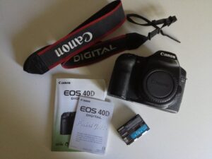 canon eos 40d 10.1mp digital slr camera (body only) (renewed)