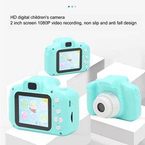 Kids Camera, Selfie Children Camera with 2In IPS Screen HD 1080P Digital Photo Video Stickers Cameras with 32GB SD Card, Christmas Birthday Gift for 3 to 12 Year Old Girl