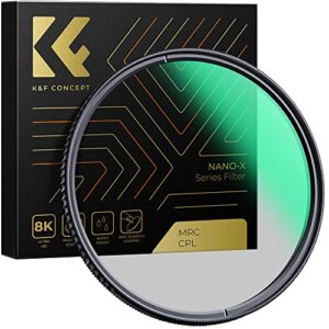 67mm circular polarizers filter, k&f concept 67mm circular polarizer filter hd 28 layer super slim multi-coated cpl lens filter (nano-x series)