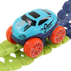 Race Track Playset Toy, Vehicle Track Playset Toy High Flexibility Free Twist for Home Use(46pcs)