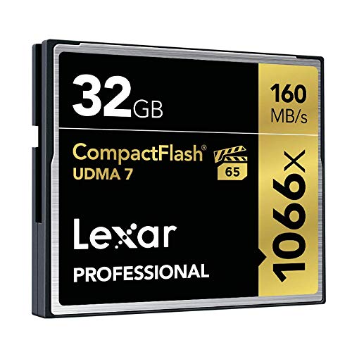 Lexar Professional 1066x 32GB VPG-65 CompactFlash card (LCF32GCRBNA1066)