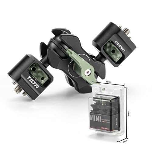 Tilta Mini Articulating Arm | Mount Camera Accessories with 1/4"-20 to 1/4"-20 (with Locating Pins) Connectors (Others Available Separately) | TA-MAA