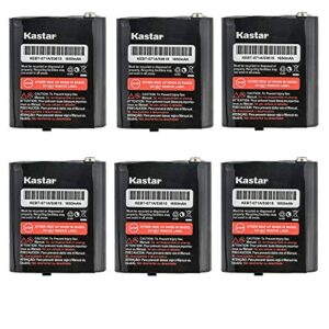 kastar 6-pack ni-mh battery 3.6v 1650mah replacement for motorola 2 way radios talkabout, talkabout t200, talkabout t260, talkabout t265, talkabout t280, talkabout t400, talkabout t460
