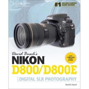 david busch d800/d800e guide to digital slr photography, paperback, 688 pages