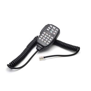 kymate hm133v microphone compatible with icom mobile radio ic-2200h ic-2800h ic-v8000 ic-208h ic-2820h ic-f2721d 8pin rj45 hm-133 dtmf car radios hand mic durable handheld