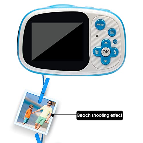 LUYANhapy9 1 Set Children Camera Multifunctional Anti-Shake Pocket Design Cartoon Handheld Digital Camera for Taking Photos Blue