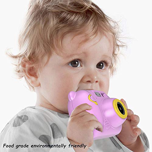 01 02 015 Children Camera, Children Camera with a USB Cable Kid Camera, Children's Digital Camera WiFi Camera for Christmas Kids(Pink)