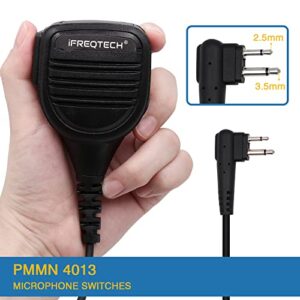 PMMN4013A Speaker Microphone Compatible for Motorola RDM2070d RDU2080D CP200 CP200d BPR40 CP100D CP185 CLS1410 CLS1413 CLS1450 RMU2080D Walkie Talkies