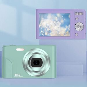 MEENE Digital Camera 48MP 2.4 Inch LCD Video Blog Camera 16X Zoom Kids Camera Student Camera Card Camera (Color : Blue)