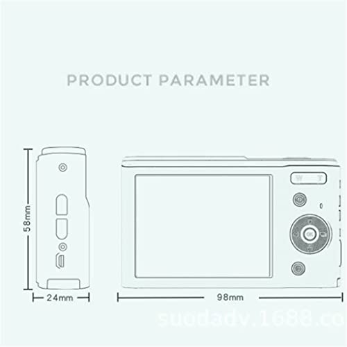 MEENE Digital Camera 48MP 2.4 Inch LCD Video Blog Camera 16X Zoom Kids Camera Student Camera Card Camera (Color : Blue)