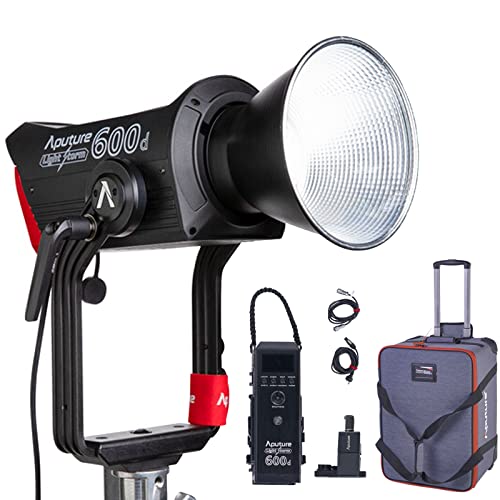 Aputure LS 600D Light Storm LED Light Daylight 5600K 600W Power,100,000Lux @1m with Lighting FX,Support App Control