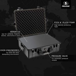 Pelican 1600 Case With Foam (Black)