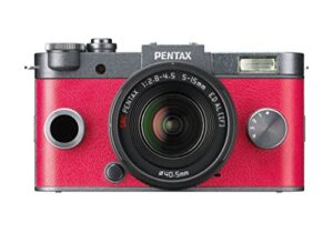 pentax pentax q-s1 02 zoom kit (gunmetal) 12.4mp mirrorless digital camera with 3-inch lcd (gunmetal)