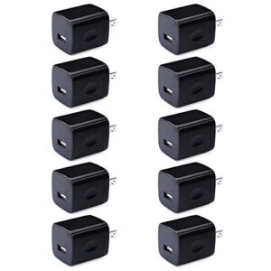 fast charger block, single port usb wall plug for phone 13 charging cubes 1a power adapter compatible iphone 12/11 pro max/xs/x/8/7/6/se, samsung galaxy a12/a52/a10e/s22+/s10/s9/s8/note20 ultra, moto
