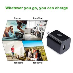 Fast Charger Block, Single Port USB Wall Plug for Phone 13 Charging Cubes 1A Power Adapter Compatible iPhone 12/11 Pro Max/XS/X/8/7/6/SE, Samsung Galaxy A12/A52/A10e/S22+/S10/S9/S8/Note20 Ultra, Moto
