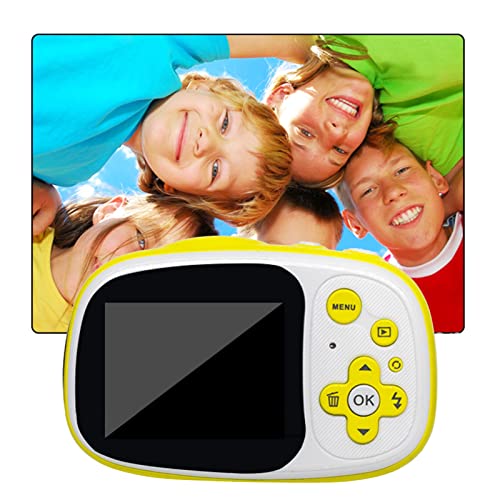 LUYANhapy9 1 Set Children Camera Multifunctional Anti-Shake Pocket Design Cartoon Handheld Digital Camera for Taking Photos Yellow