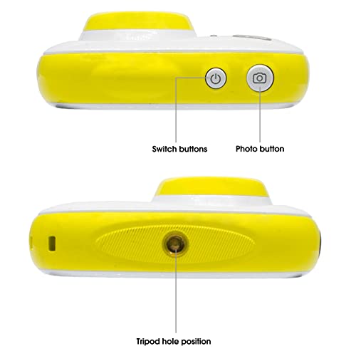 LUYANhapy9 1 Set Children Camera Multifunctional Anti-Shake Pocket Design Cartoon Handheld Digital Camera for Taking Photos Yellow