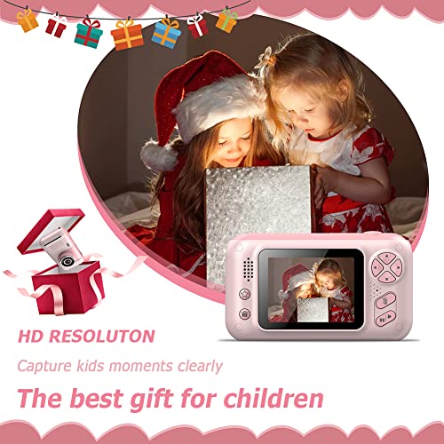 sikiwind Kids Camera for Boys and Girls, Digital Camera for Kids Toy Gift, Toddler Camera Birthday Gift for Age 3 4 5 6 7 8 9 10 with 32GB SD Card, Video Recorder 1080P IPS 2.4 Inch