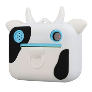 KUIDAMOS Print Camera, Timed Photographing Beautiful Pictures 24MP Camera 180 Degrees Rotating Bigger View for Daily Use