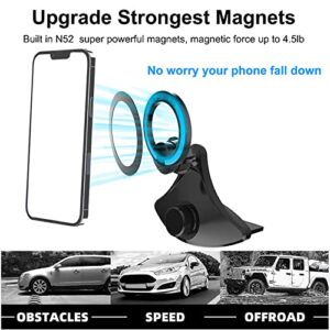 JCWINY CD Slot Ultra Magnetic Phone Holder for Car 360° Adjustable CD Magnetic car Phone Holder Mount Compatible for MagSafe Car Mount for iPhone 14 13 12 Pro Max Mini MagSafe Case and All Cell Phones