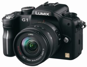 panasonic lumix dmc-g1 12.1mp micro four thirds interchangeable lens digital camera with lumix g vario 14-45 mm f/3.5-5.6 asph mega ois lens (black)