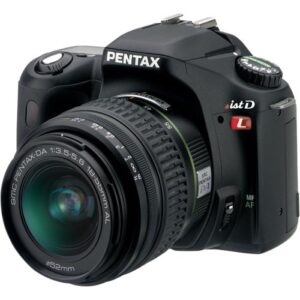 pentax *istdl 6.1mp digital slr camera with da 18-55mm f3.5-5.6 al digital slr lens