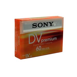 sony dvm60prl premium mini digital video cassette tape