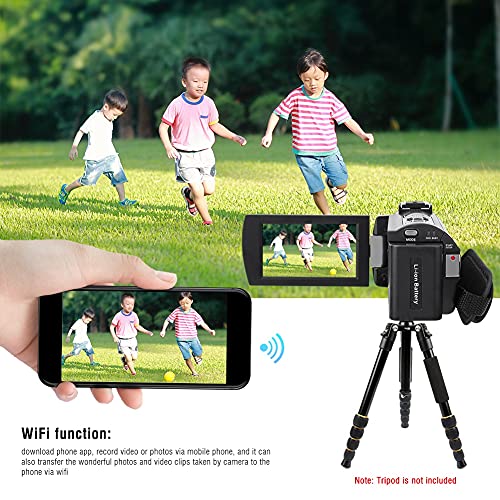 Digital Camera Accessories WiFi Digital Video Camera Night 3.0inch Touch Screen(RvSky)