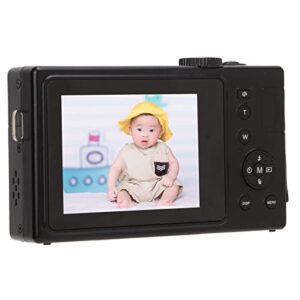 leapiture digital camera micro single camera portable mirrorless camera kids digital camera with 16x digital zoom 24mp with 3 inch lcd monitor(black)