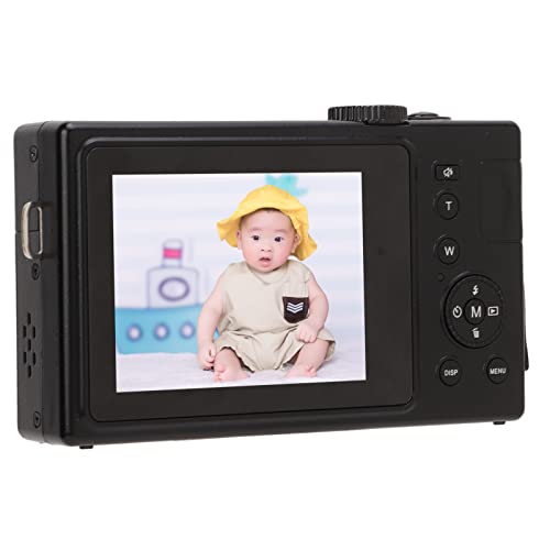 Leapiture Digital Camera Micro Single Camera Portable Mirrorless Camera Kids Digital Camera with 16X Digital Zoom 24MP with 3 Inch LCD Monitor(Black)