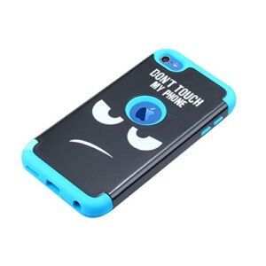 iPod Touch 7 Case, iPod Touch 6th Generation Case,SAVYOU 3 in 1 Combo Hybrid Impact Resistant Shockproof Case Cover Protective for iPod Touch 5/ 6th / 7th Generation