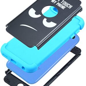 iPod Touch 7 Case, iPod Touch 6th Generation Case,SAVYOU 3 in 1 Combo Hybrid Impact Resistant Shockproof Case Cover Protective for iPod Touch 5/ 6th / 7th Generation