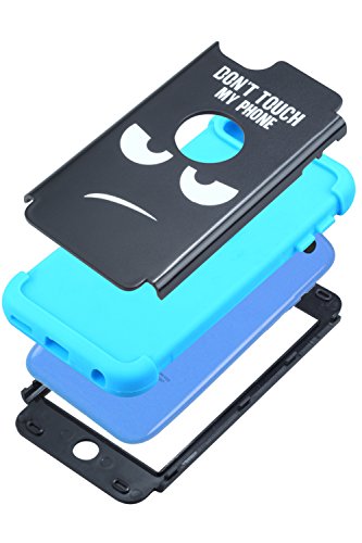 iPod Touch 7 Case, iPod Touch 6th Generation Case,SAVYOU 3 in 1 Combo Hybrid Impact Resistant Shockproof Case Cover Protective for iPod Touch 5/ 6th / 7th Generation