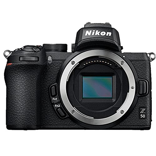 Nikon Z50 Mirrorless Digital Camera 20.9MP W/Nikkor Z 24-70mm f/4 S Lens + Shot-Gun Microphone + LED Always on Light+ 64GB Extreme Speed Card, Gripod, Case, and More (26pc Video Bundle)