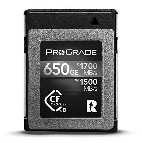 ProGrade Digital Memory Card - CFexpress Type B for Cameras | Optimized for Express Transfer of Files & Large Storage | 650GB Cobalt Series