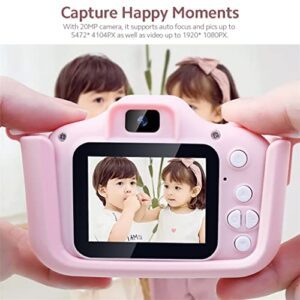 MEENE Digital Camera 20MP 1080P Kids Selfie Camera with TF Card Slot 2 inch IPS Auto Focus Digital Camera Built-in Funny Frames Camera (Color : Blue)