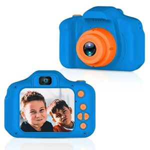 equitare digital camera for kids, 2.0 inch 1080p hd rechargeable electronic mini cute camera for students, teens, kids, portable cameras christmas birthday gift